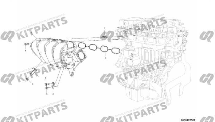 Коллектор впускной (1.8L) Lifan Solano 2